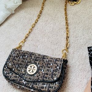 Tory Burch mini canvas crossbody